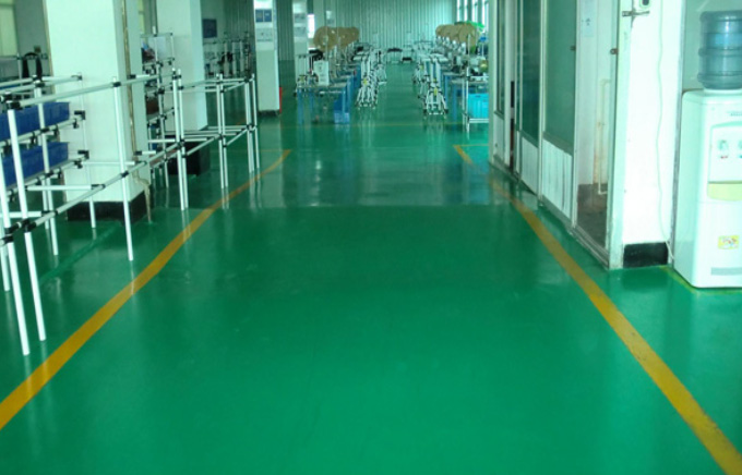 黑龙江省爱普照明电器有限公司 环氧树脂防静电地坪 50000㎡
